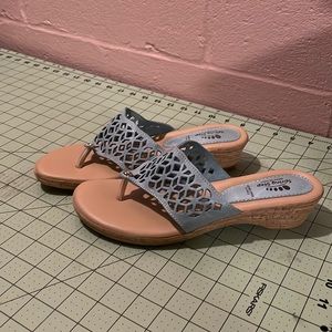 Spring step sandals